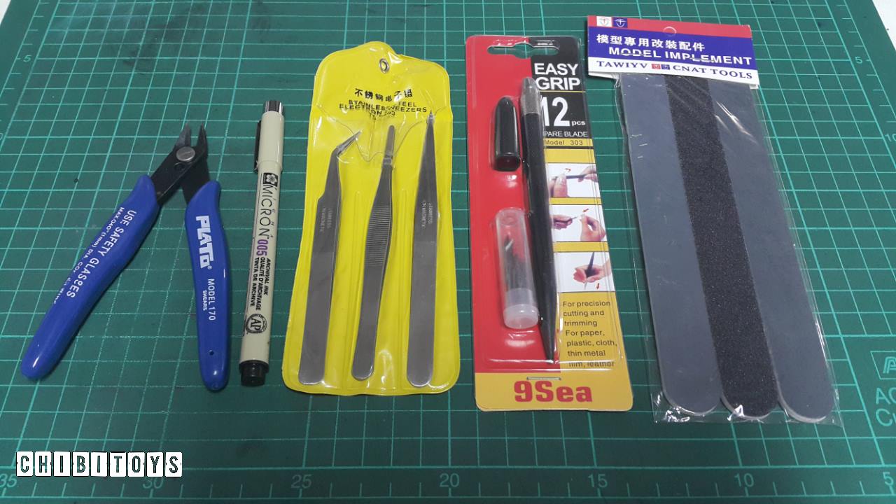 อุปกรณ์ต่อกันพลาครบเซ็ต (Tool kit set)