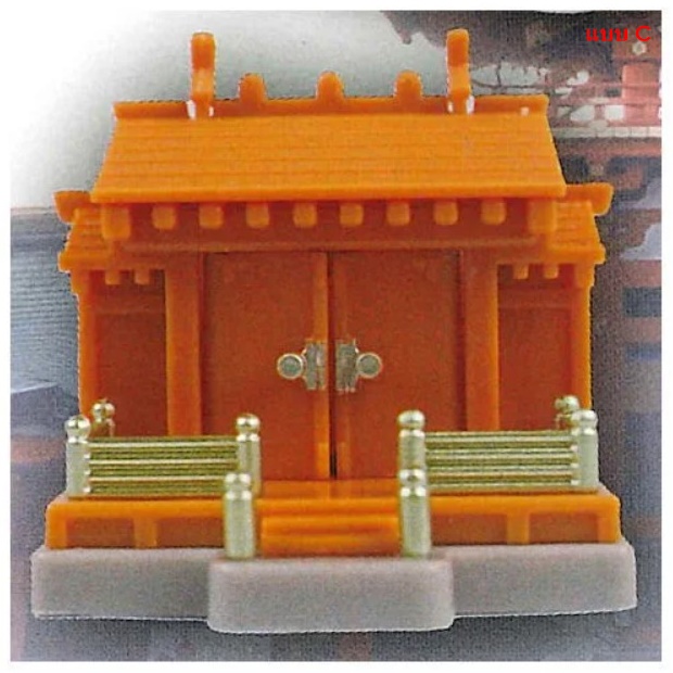 กาชาปองโมเดลศาลเจ้าญี่ปุ่นขนาดจิ๋ว Pray Anytime! Shinto Altar Mascot Rokushiki