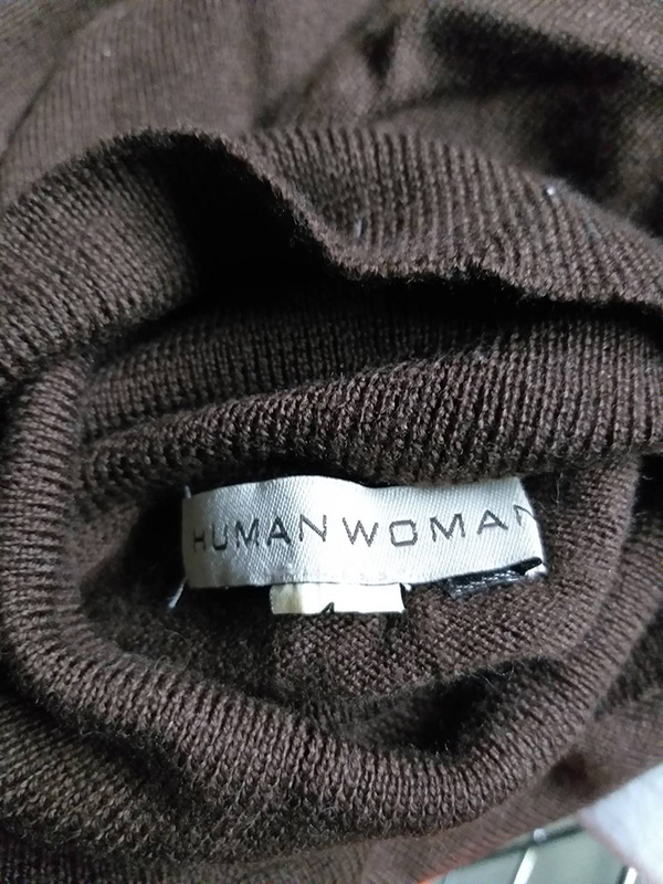 เสื้อไหมพรมคอเต่า 100% Wool SzS