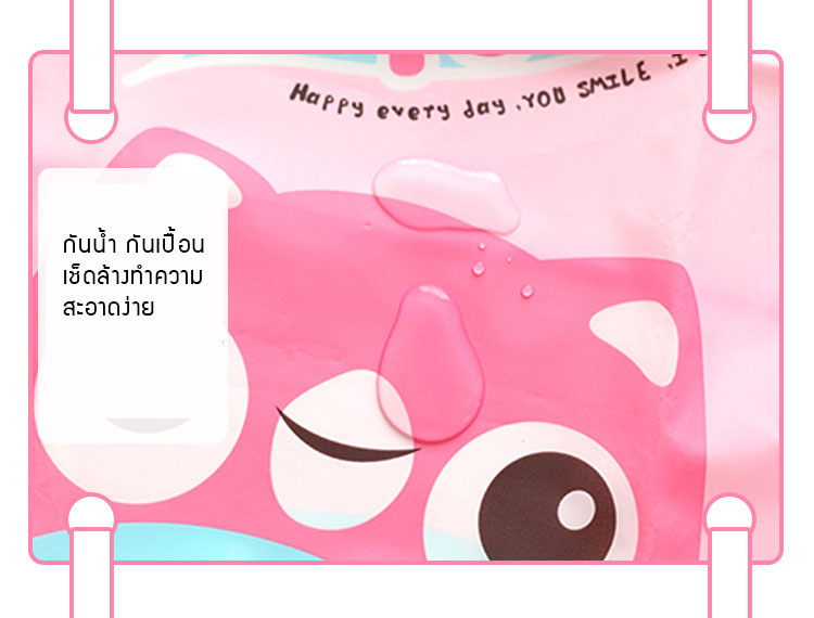 ผ้ากันเปื้อนเด็ก+ปลอกแขน สำหรับทำอาหาร/ทำงานศิลปะ PEVA กันน้ำ ปลอดสารพิษ