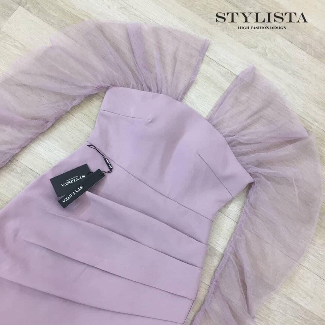 เดรสทรงพอดีตัว เเขนยาวซีทรู ใส่สวยเซ๊กซี่เบาๆ ดูดีเหมือนเซเลปเลยค่ะ สินค้าคุณภาพ (พร้อมส่ง)