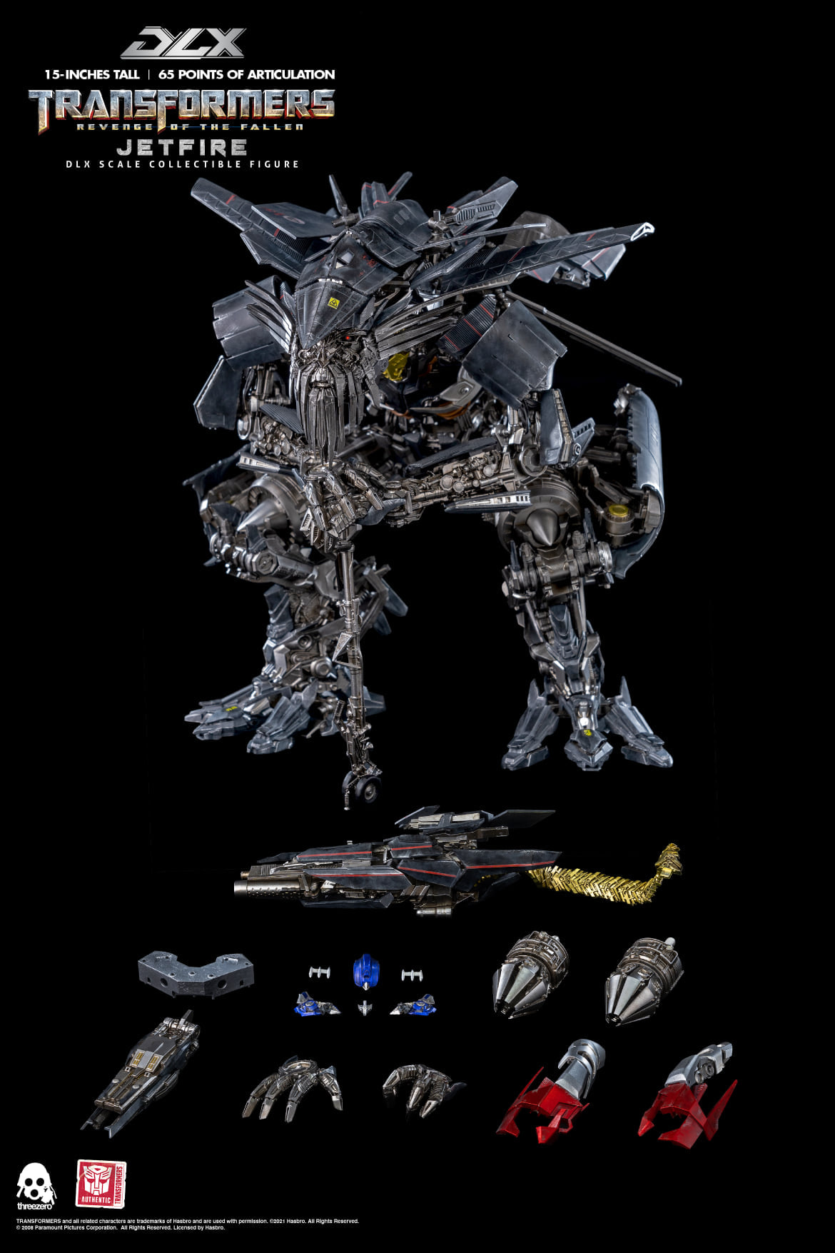 พร้อมส่ง [Threezero] 3Z0166 Info: Transformers: Revenge of the Fallen – DLX Jetfire