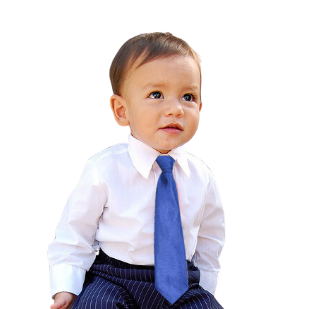 เนคไทเด็ก เนกไทเด็กสำเร็จรูป ผ้าซาติน สวมใส่ง่าย สำหรับเด็กวัย 1-12 ปี