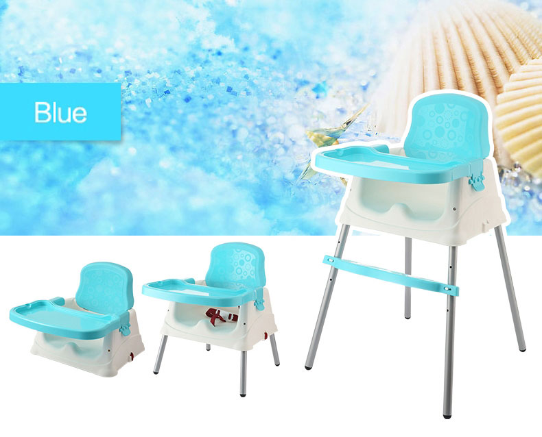 เก้าอี้ทานข้าวเด็ก 3 in 1 Booster ขาตั้งปรับระดับได้