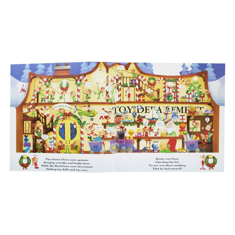 Santa's Toy Shop นิทานปกอ่อนเล่มโต ร้านของเล่นของแซนต้า Christmas Celebration