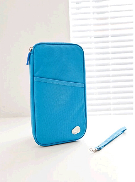 กระเป๋าใส่พาสปอร์ต กระเป๋าใส่หนังสือเดินทาง อเนกประสงค์ มีสายคล้องมือ ใส่เอกสารได้เยอะ พกพาสะดวก กันน้ำ คุณภาพดี