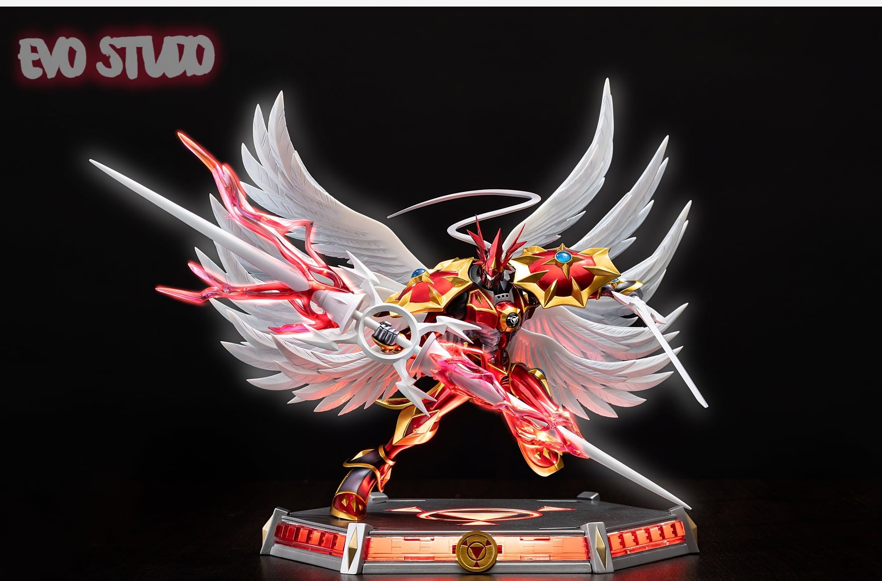 พร้อมส่ง EVO studio Gallantmon Crimson Mode – Digimon *NO lc GK statue