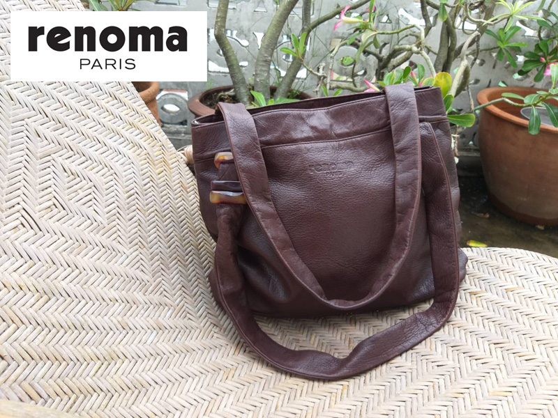 กระเป๋าหนังแท้ renoma หนังหนา ทนมาก