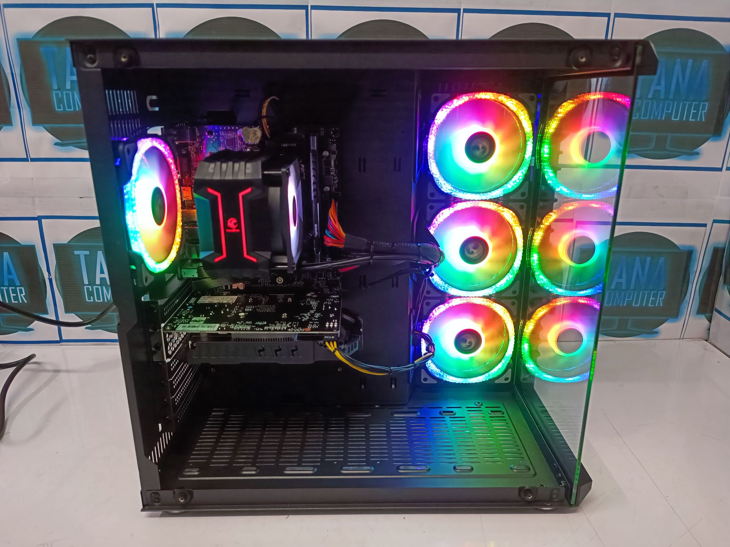 (18,900)คอมประกอบตั้งโต๊ะ สเปคแรง I5-6500 Ram8GB SSD120GB HDD500GB GTX1050Ti