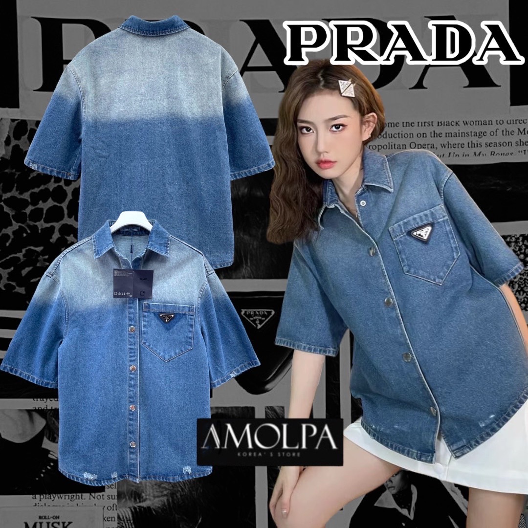 เชิ้ต PD. DENIM คอลเลคชั่นใหม่ 2024SS ตัวเสื้อเป็นเชิ้ตยีนส์ PD ผ้ายีนส์แท้ หน้าอกติด LOGO PD. กระดุมปั้มทุกเม็ด ใส่สบาย : สินค้าคุณภาพ (พร้อมส่ง)