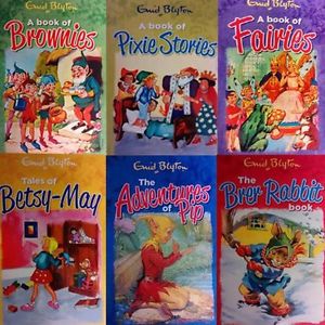 Enid Blyton : Friendly Folk Collection - 6 Books เซตหนังสือของเอนิด ไบล์ตัน นิทานพื้นบ้าน Brer Rabbit, Pip, Betsy-May, Brownies, Fairies, Pixie Stories