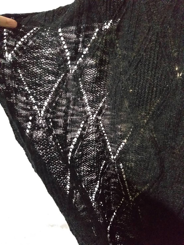 ผ้าพันคอโดนัท C DE C COUP DE CHANCE ไหมพรมถักลายสวย