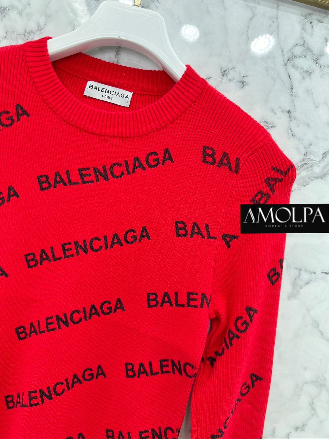 เสื้อแขนยาว BALENCIAGA งาน hiend เนื้อผ้าดีม๊าก เนื้อผ้าร่องๆ ใส่สบายมาก ใส่สบาย : สินค้าคุณภาพ (พร้อมส่ง)