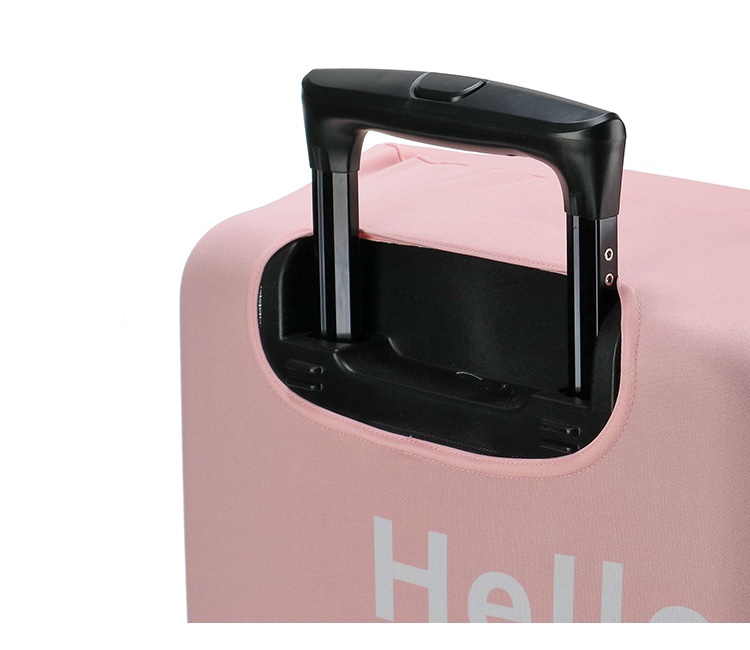 (ผ้ายืด มีลาย ขนาด M) ผ้าคลุมกระเป๋าเดินทาง ขนาด 24 - 26 นิ้ว ผ้ายืดกันน้ำ ก้นกระดุม กันรอยขีดข่วน มี 4 สีให้เลือก