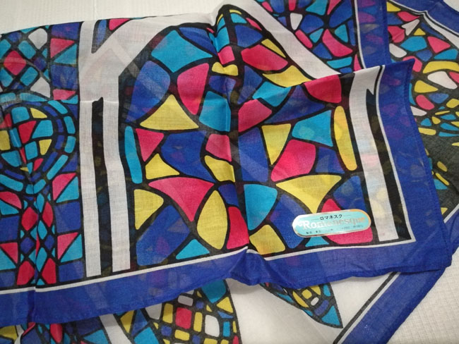 ผ้าเช็ดหน้าแบรนด์ญี่ปุ่น Romanesque สีสวยมาก