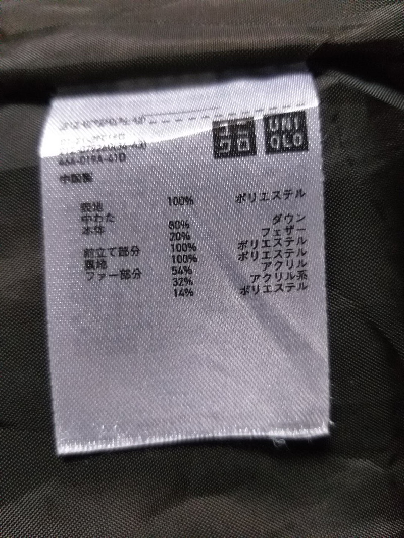 โค้ทขนเป็ดยาว Uniqlo SzM-L อุ่นติดลบ