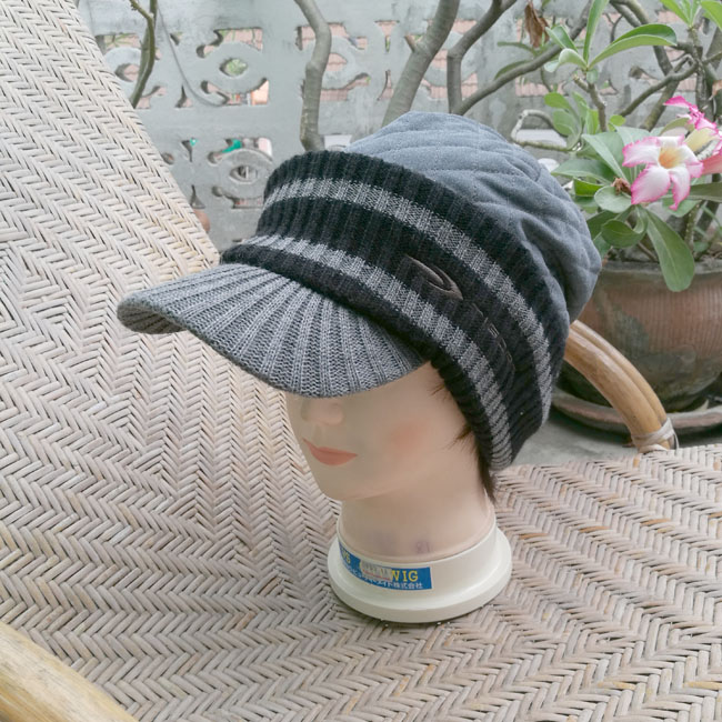 หมวกแก๊ปไหมพรม TIGORA ใส่ได้ 2 แบบ อุ่นสุดๆ