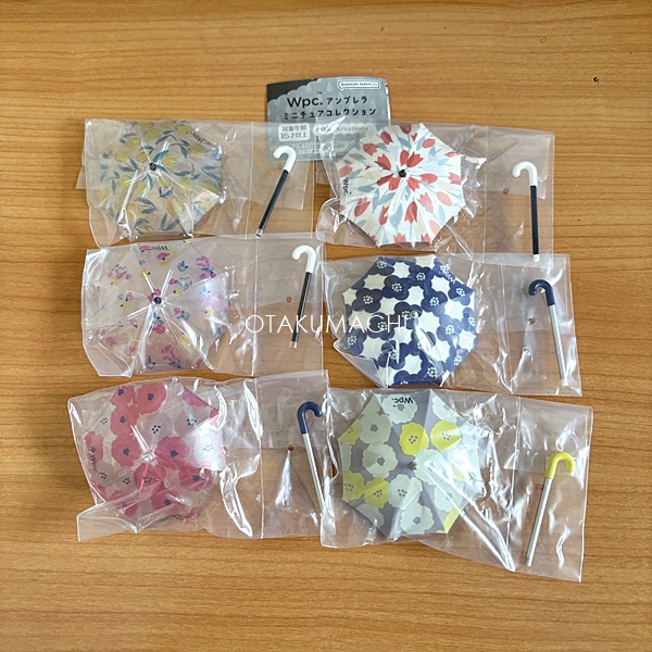 กาชาปองโมเดลร่ม Wpc. Umbrella Miniature Collection