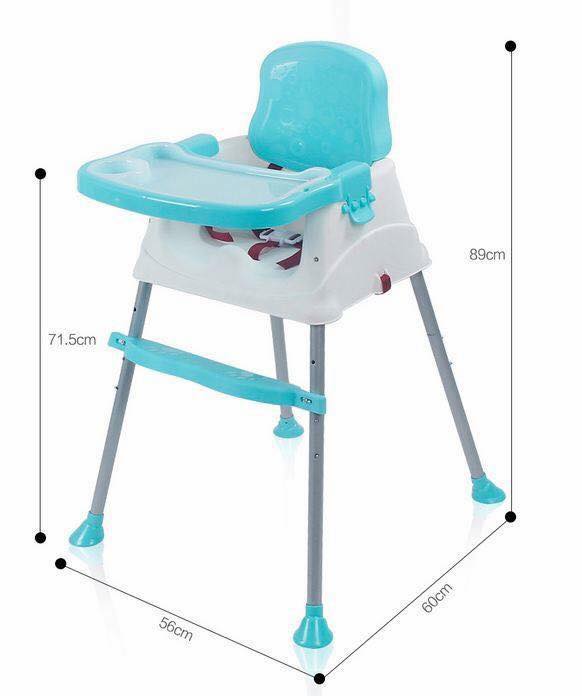 เก้าอี้ทานข้าวเด็ก 3 in 1 Booster ขาตั้งปรับระดับได้
