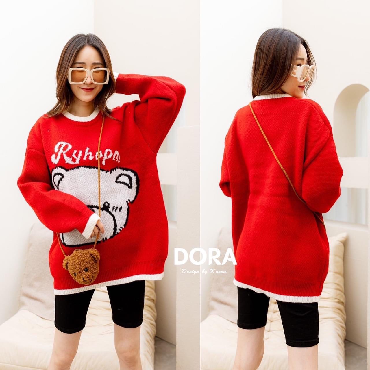 Set เสื้อ+กระเป๋าน้องหมี มาพร้อมกระเป๋า : สินค้าคุณภาพ (พร้อมส่ง)