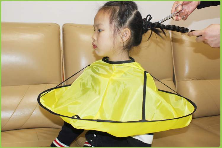 NanaBaby ผ้าคลุมตัดผม ที่รองตัดผม ที่คลุมตัดผมเด็ก-ผู้ใหญ่ แบบเก็บผมไม่ร่วงลงพื้น