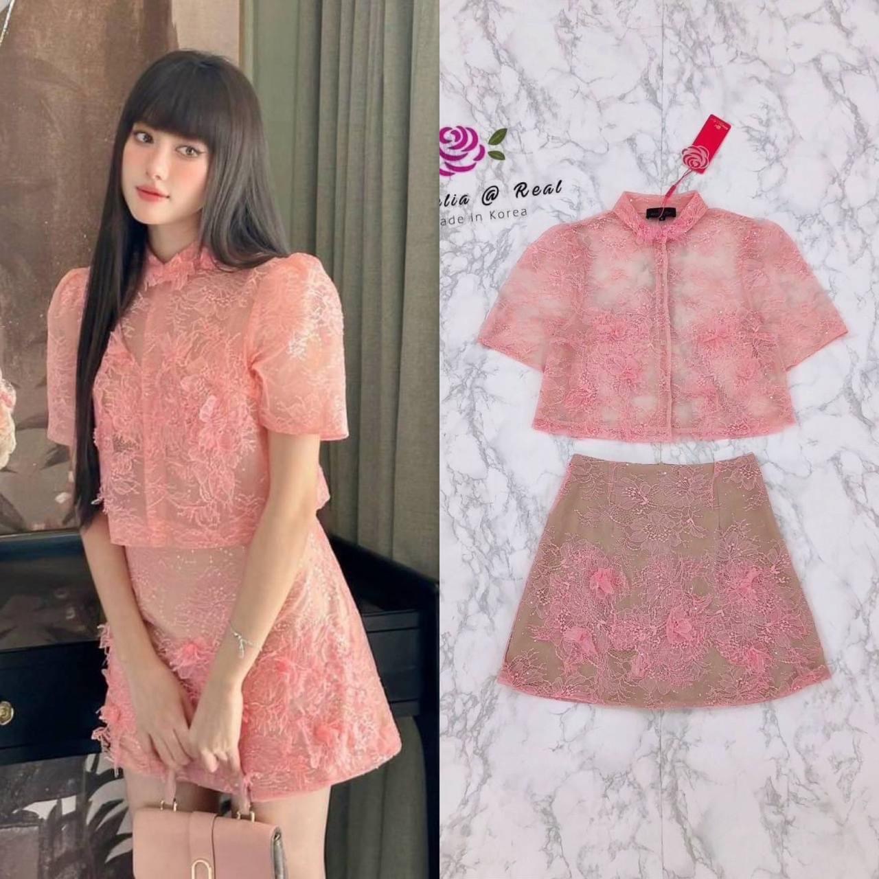 Set :: เซ็ทเสื้อแขนสั้นตัวสวย แพทเทิ้ลสวยเป๊ะ มีดีเทลเก๋คอปก มาเข้าชุดกับกระโปรงทรงสวยน่ารักซับด้านในเป็นขาสั้นไม่ต้องกลัวโป้ สินค้าคุณภาพ (พร้อมส่ง)