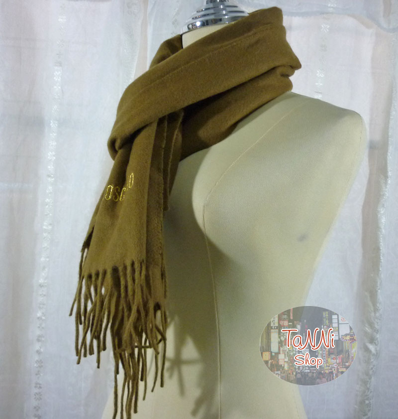 ผ้าพันคอ MOSCHINO 100% LAMBSWOOL