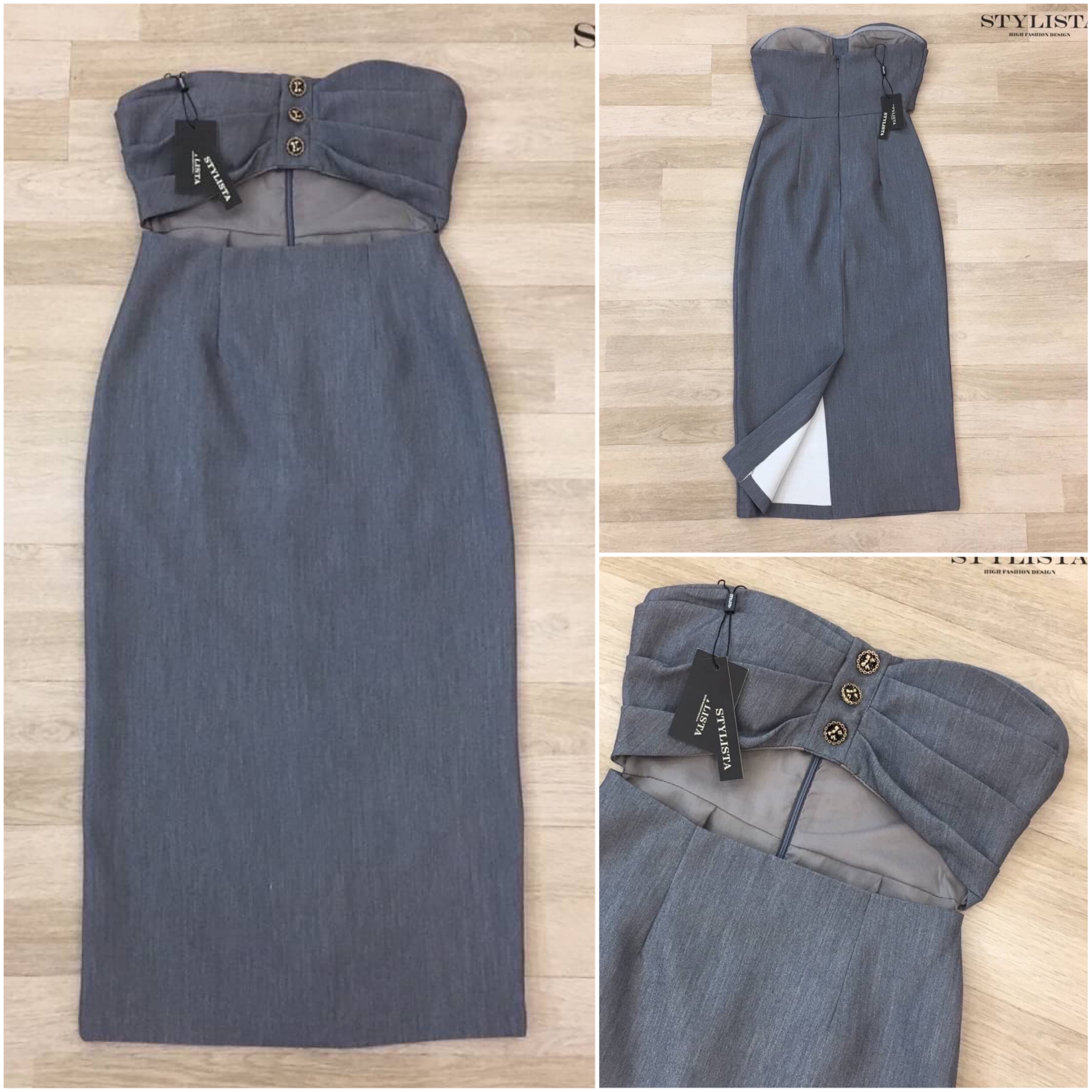 เดรสใส่สวยเรียบหรูดูดีมาก แพลตเทินดีงาม ใส่สวยเปะสุดๆ ใส่สบาย สินค้าคุณภาพ (พร้อมส่ง)