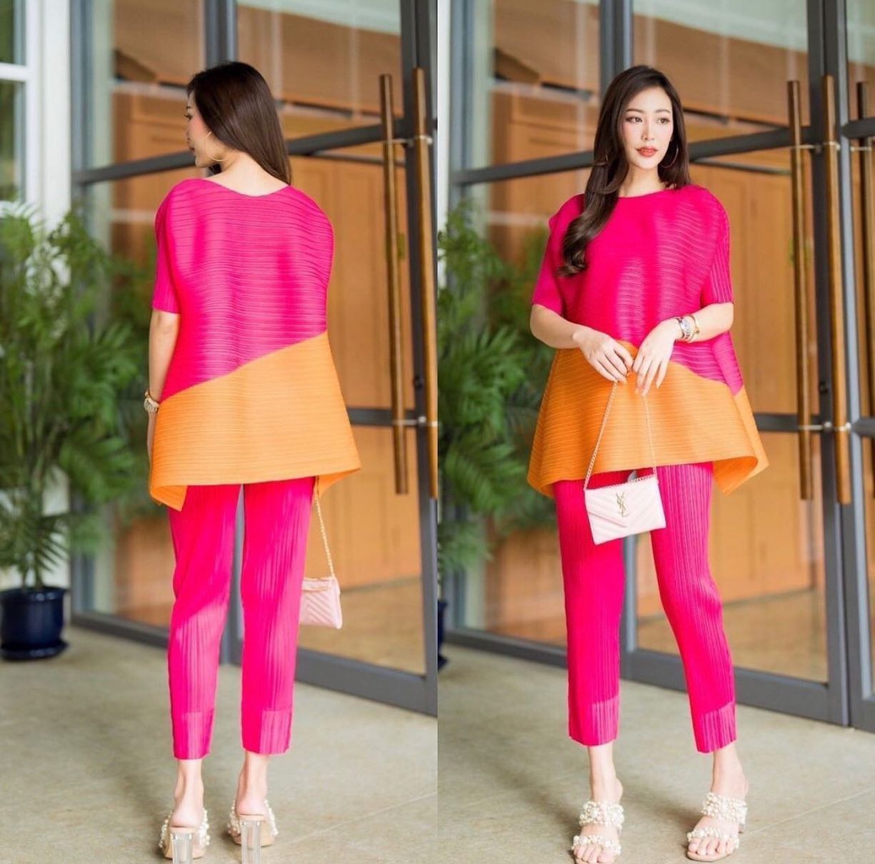 ชุดเซตผ้าอัดพลีท แบบงานBrand คุณภาพแน่นๆ AA Premium 💫 : สินค้าคุณภาพ (พร้อมส่ง)