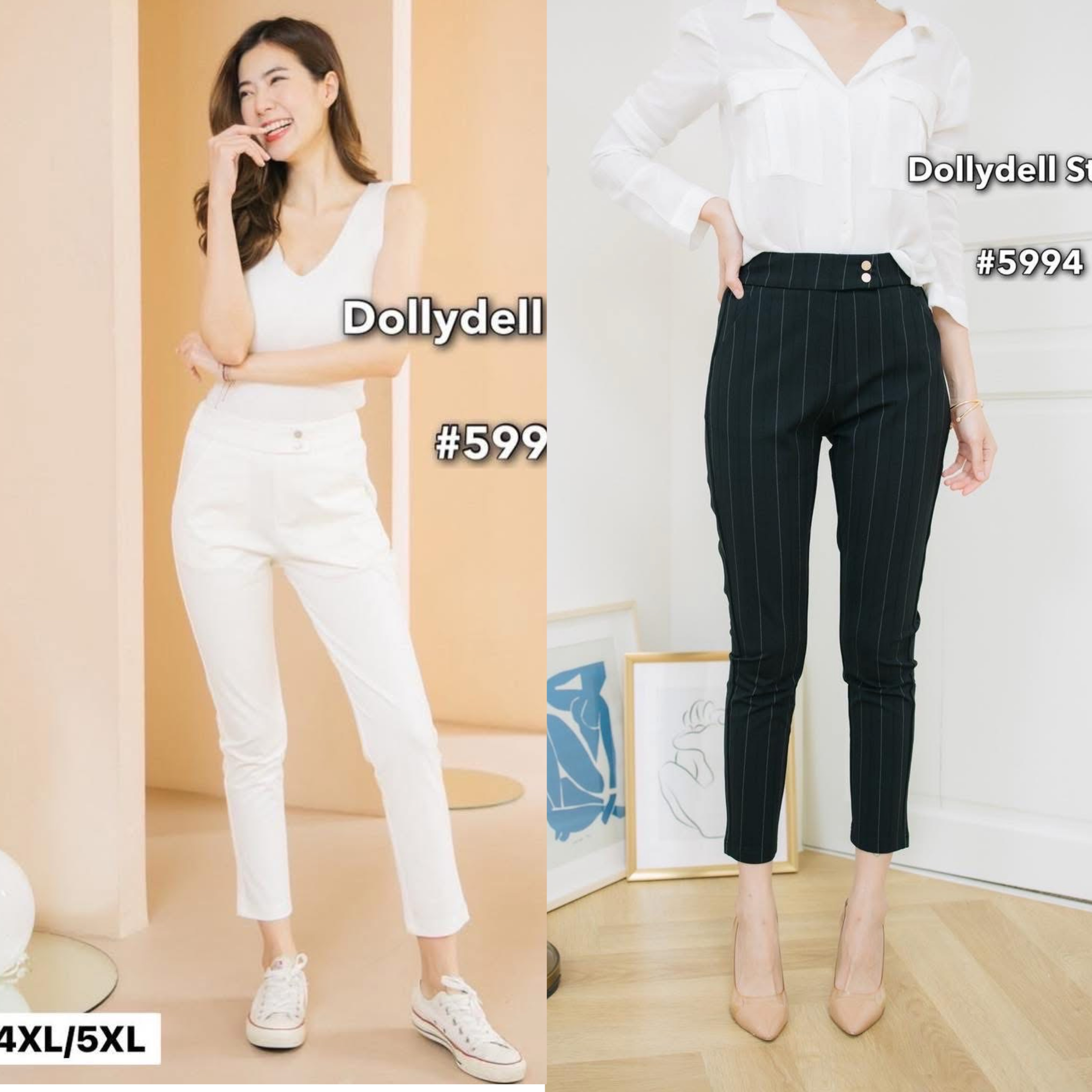 กางเกงเอวด้านหลังเป็นสม๊อคยืดได้ แต่งกระดุมหลอกช่วงเอวด้านหน้า มีกระเป๋าจริงเนื้อผ้าคุณภาพดีใส่สบาย ใส่สบาย : สินค้าคุณภาพ (พร้อมส่ง)