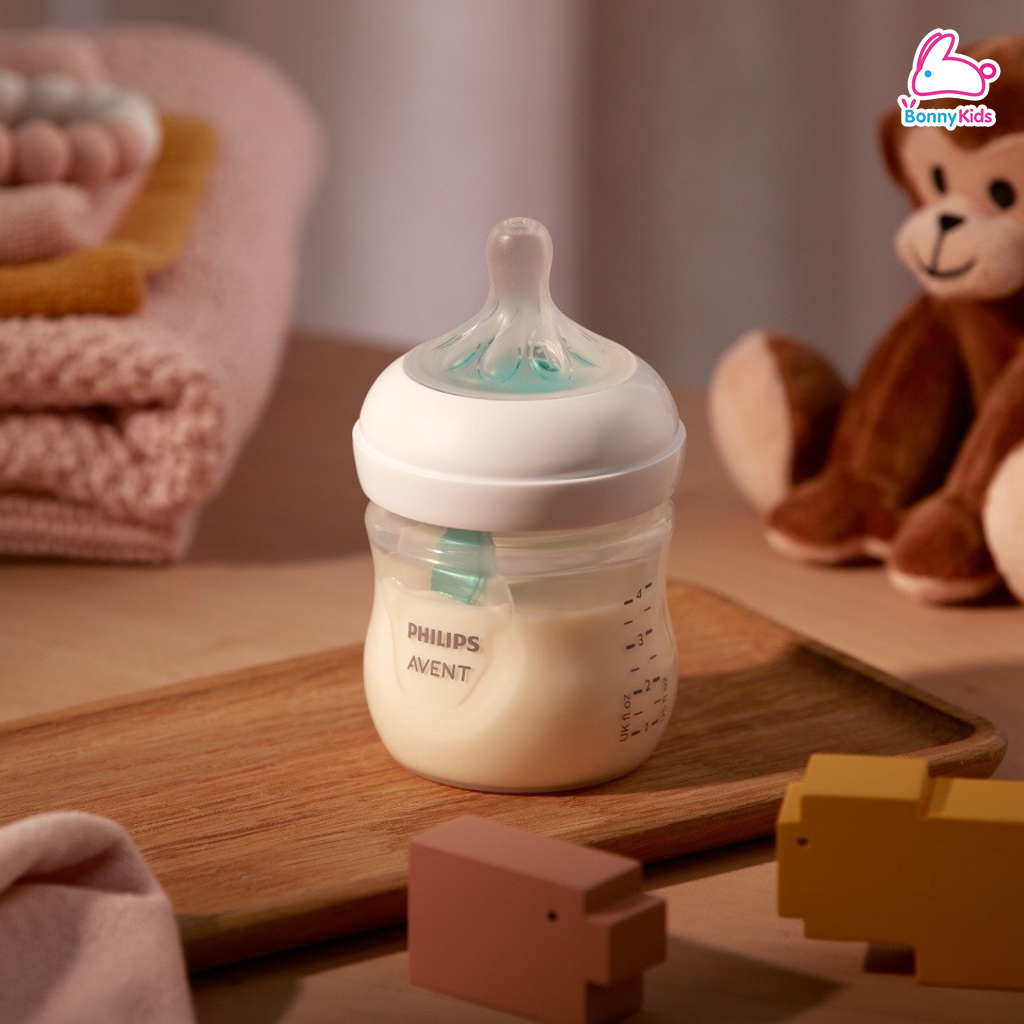 PHILIPS AVENT (ฟิลิปส์เอเวนท์) ขวดนมพร้อมจุกนม ระบายอากาศ Airfree Vent (ขนาด 4 ออนซ์)
