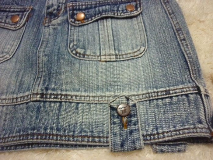 กระโปรงยีนส์ สีสวย ดีไซน์สุดเก๋ 28-34-14