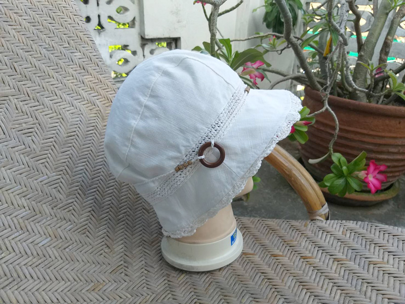 หมวกบักเก็ต แต่งเชือกถัก สวยมากๆ ใบนี้