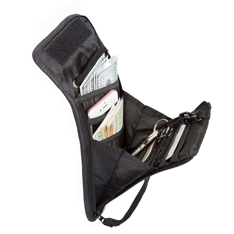 ฺBagsmart กระเป๋าใส่พาสปอร์ตแบบห้อยคอ ป้องกันการขโมยข้อมูลบัตรเครดิตด้วยคลื่น RFID มี 3 สีให้เลือก