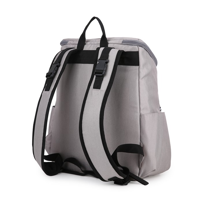 mommore กระเป๋าคุณแม่ กระเป๋าสัมภาระคุณแม่ กระเป๋าแม่ลูกอ่อน กันน้ำ พร้อมแผ่นรองเปลี่ยนผ้าอ้อม จุมาก น้ำหนักเบา เหมาะสำหรับเดินทาง (Grey)