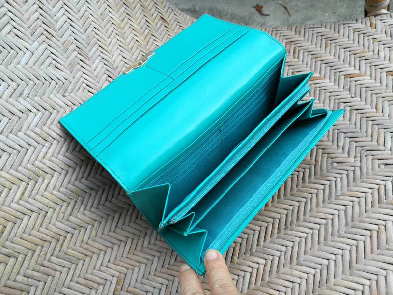 กระเป๋าสตางค์หนังแท้ pinky & dianne ช่องเยอะมาก