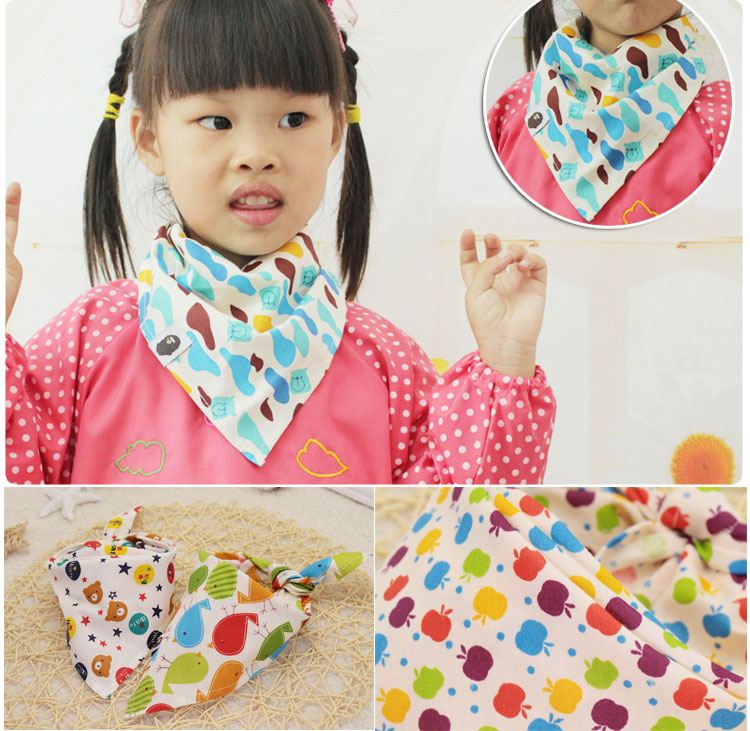 ผ้ากันเปื้อนเด็ก ⚡ขั้นต่ำ 3 ชิ้น กว่า 22 ลาย 40x40x58 ซม. ผ้ากันเปื้อนเด็กอ่อน ผ้าซับน้ำลาย Cotton รูปสามเหลี่ยม NanaBaby