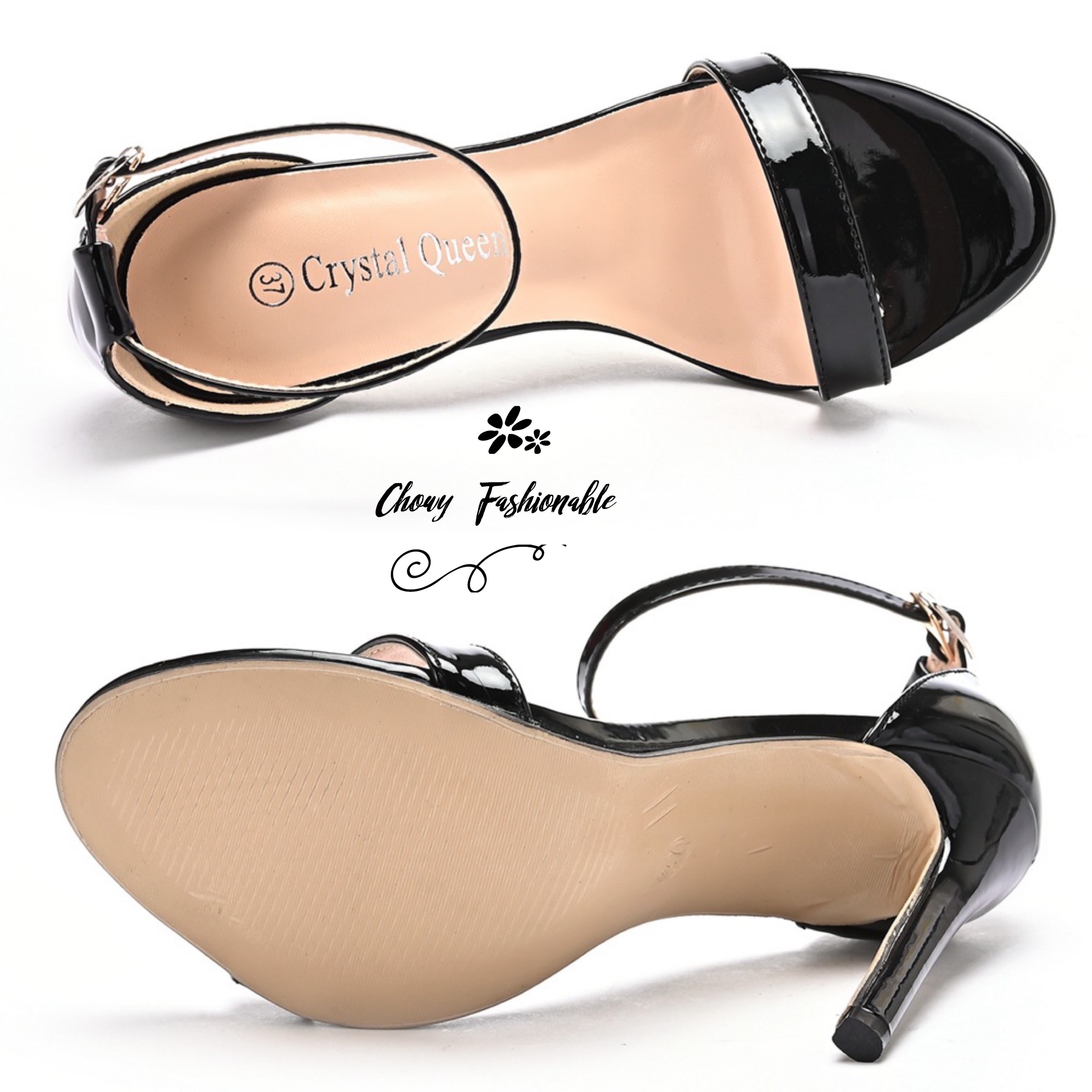 รองเท้าส้นสูงไซส์ใหญ่ 38-46 สูง 4 นิ้ว ส้นสูงนางแบบ ไซส์ใหญ่ KR1099H11