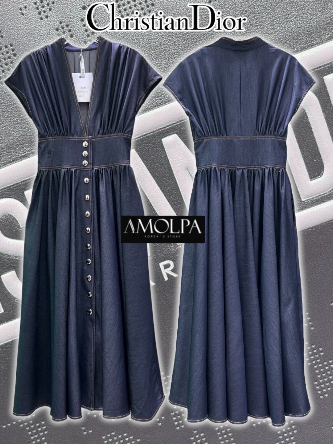 MAXI CD DENIM สวยหรู ดูแพง สมมมมมเป็นตัวแม่แห่งวงการรร ...งานสูท สุดพรีเมียมม สินค้าคุณภาพ (พร้อมส่ง)