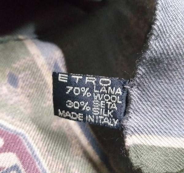 ผ้าคลุมไหล่ Silk+Wool Made in ITALY (ของใหม่)