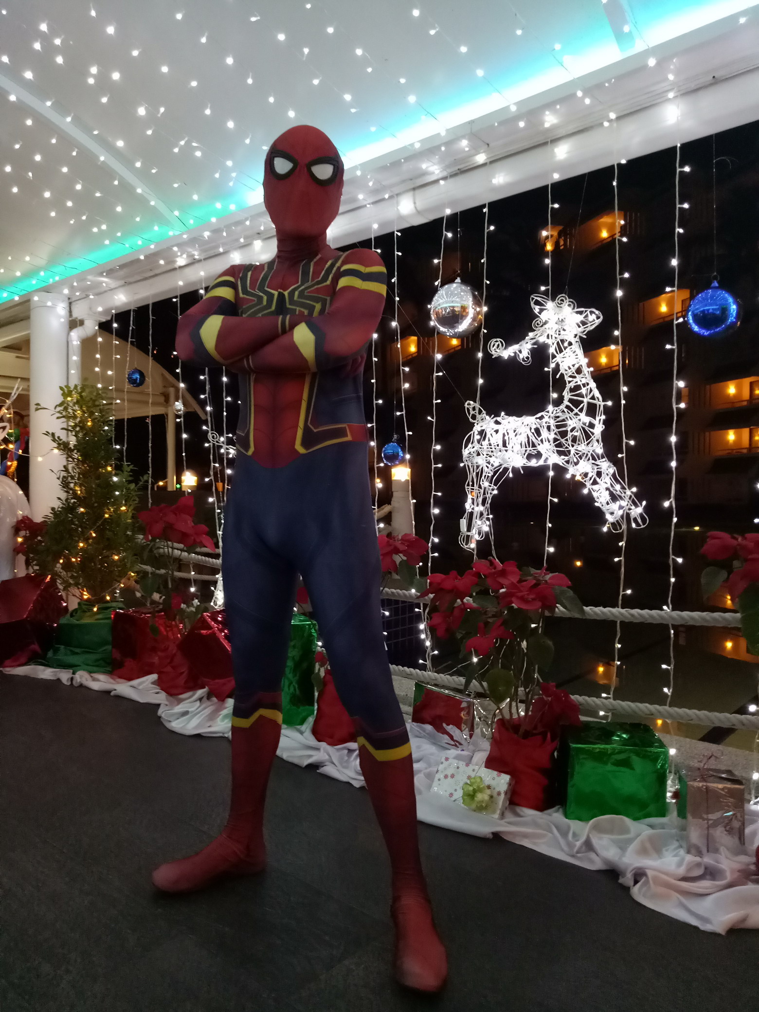 คอสเพลย์ การแสดง โชว์ Show Event อีเว้นท์ งานเลี้ยงสังสรรค์ งานวันเกิด Spider Man Merry Christmas Days 25/12/2560