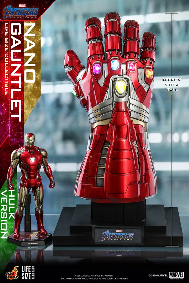 พร้อมสง Nano Gauntlet: Avengers Endgame 1/1Scale (Hulk Version) by Hot Toys