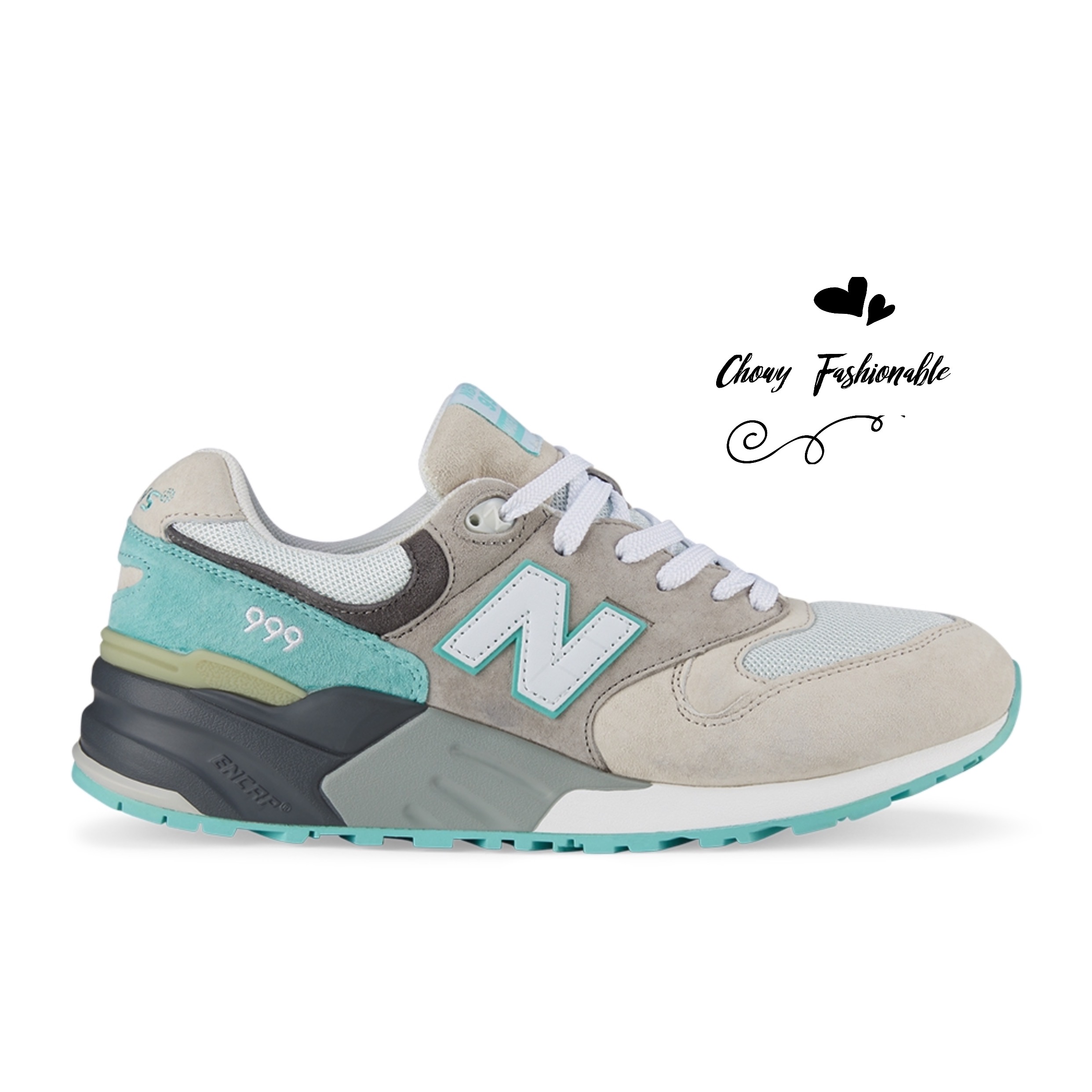 รองเท้าผ้าใบ ไซส์ 43 (26.5CM) สีเขียว ดีไซน์ N999 KR0564GN