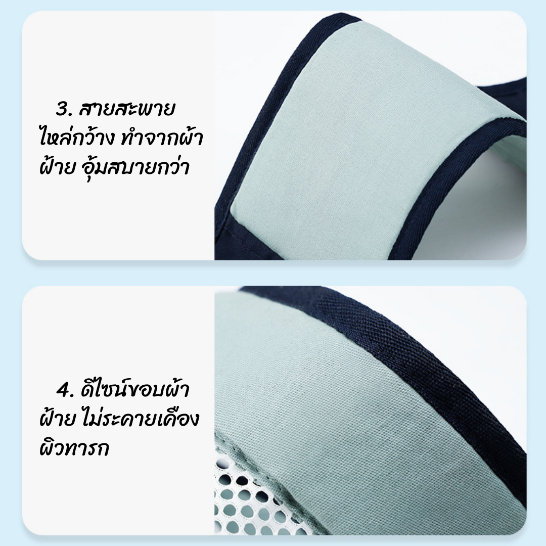 NanaBaby เป้อุ้มเด็กแรกเกิด - 36 เดือน เป้อุ้มนอน/อุ้มนั่ง 2in1 สรีระถูกต้อง