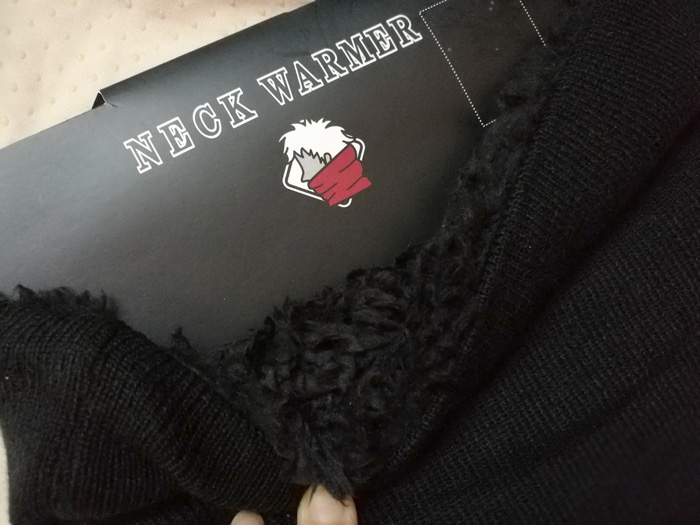ที่อุ่นคอ Neck warmer ไหมพรมบุขน อุ่นสุดๆ (ของใหม่)
