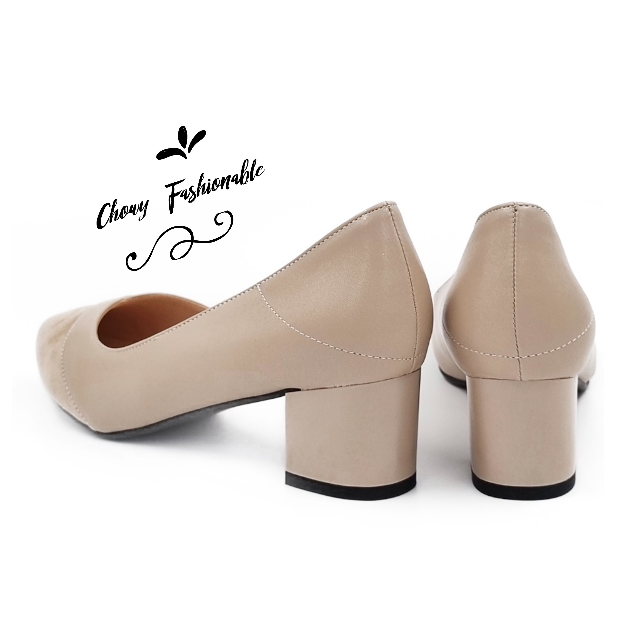 รองเท้าคัชชูส้นเตี้ย หัวแหลม ไซส์ 40 Optimal Classic หัวแหลม KR0916