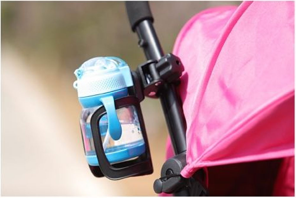 อุปกรณ์วางแก้ว-ขวดนม ติดรถเข็นเด็ก-จักรยาน NanaBaby รุ่นใหม่