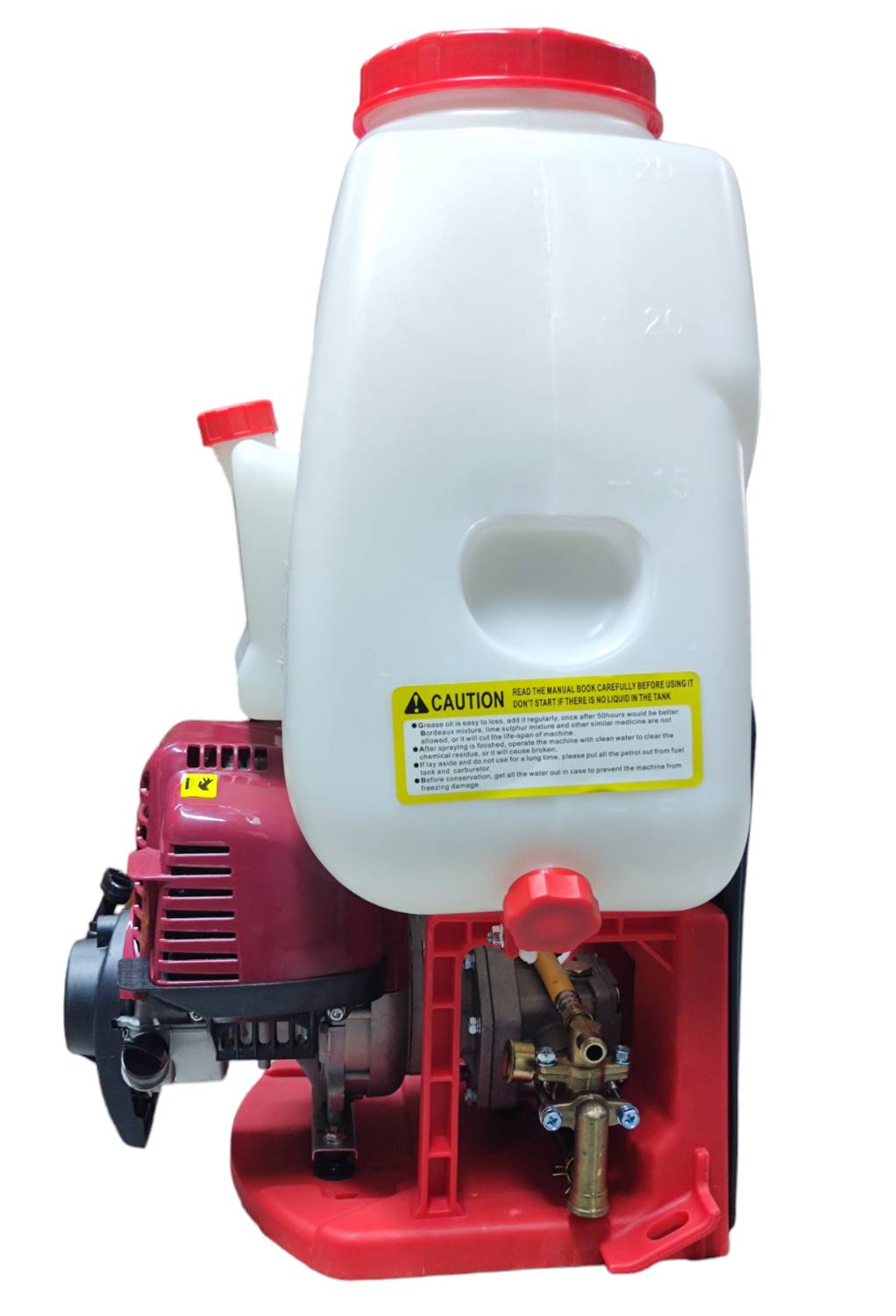 เครื่องพ่นยา4จังหวะ 25L. ปั๊มทองเหลือง ก้านพ่นเทอร์โบ เครื่องยนต์ 37.7 cc รุ่นสตาร์ทง่าย Lota LT-767E-4 ประกัน1ปี