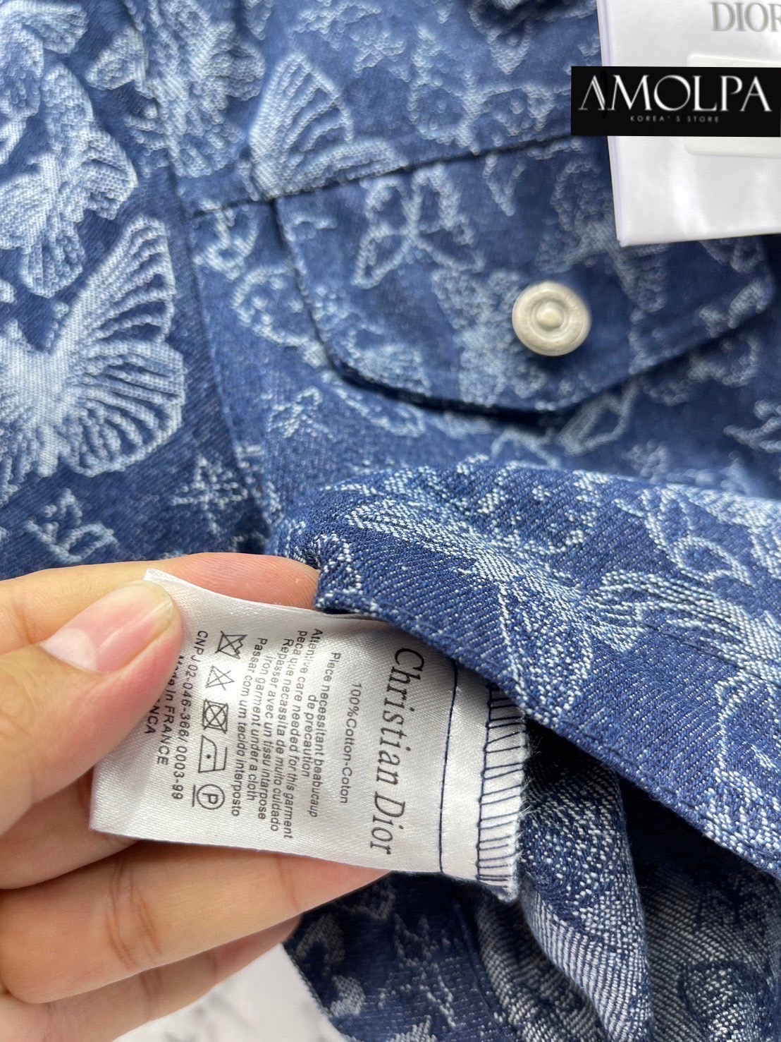 SET CD. DENIM งานผ้ายีนส์100% เนื้อผ้าลายผีเสื้อคอลใหม่ มาพร้อมกระโปรงตัว ยาว ผ้าอย่างดี มีน้ำหนัก . สินค้าคุณภาพ (พร้อมส่ง)