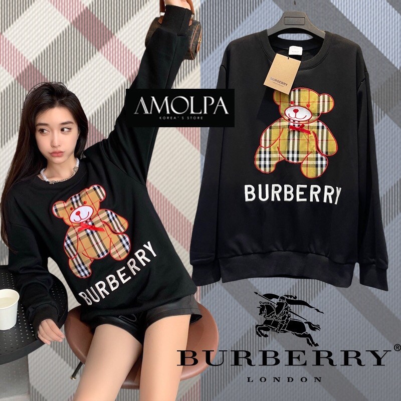 TOP SWEATER ตัวเสื้อเป็นแขนยาว ที่หน้าอกพิมพ์หมีBB พร้อมอักษร ปั้มทุกจุด งานเกรดแพง สวยยยยยม๊ากกกก ไฮโซ ดูหรู ดูแพง ห้ามพลาดเลยน๊า ป้าย Tag : สินค้าคุณภาพ (พร้อมส่ง)